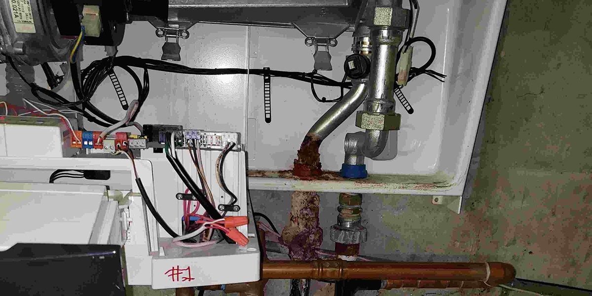 water heater smells like gas
